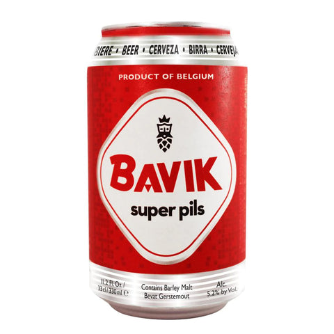 BAVIK SUPER PILSNER CANS