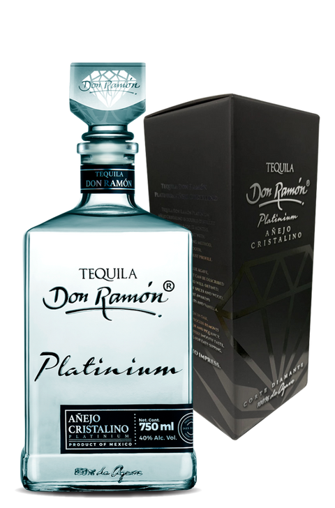 DON RAMON TEQUILA PLATINUM ANEJO CRISTALINO 750ML