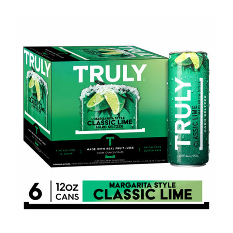 TRULY 6PK CLASSIC LIME